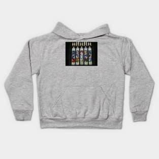 Stained Glass, Hawkshead Church Kids Hoodie